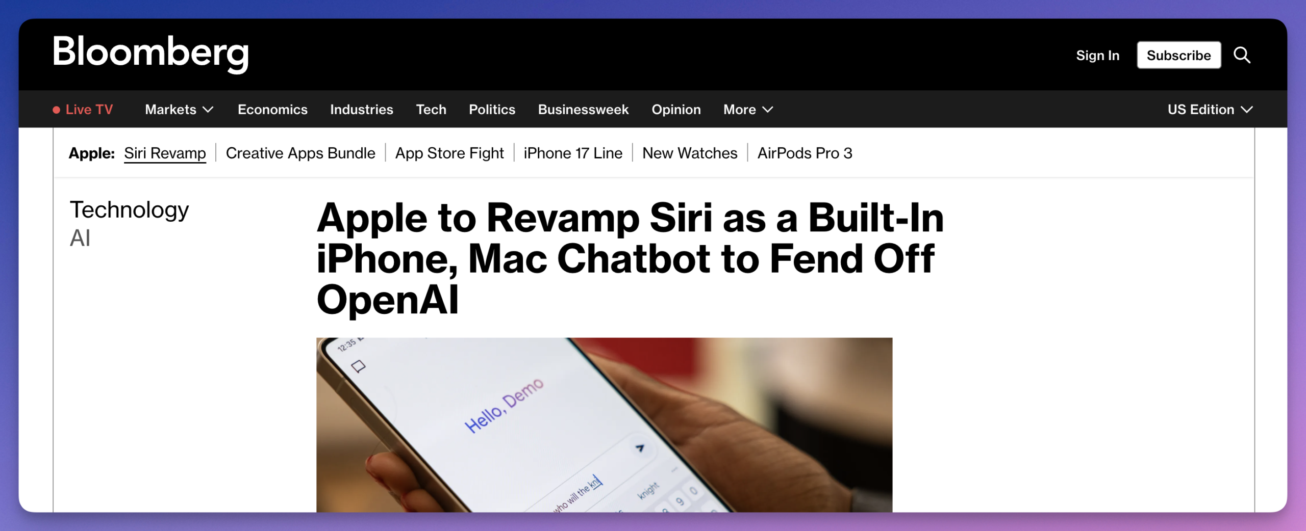 图片[1]-刚刚，苹果放弃自研 AI：Siri 要被谷歌「重建」，代号 Campos-AI Express News