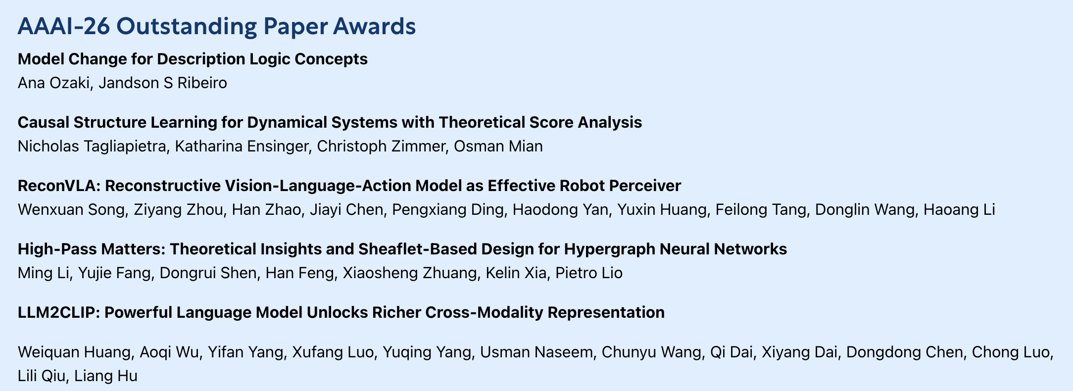 图片[4]-图灵奖得主Bengio斩获AAAI 2026大奖！5篇杰出论文，华人占3篇-AI Express News