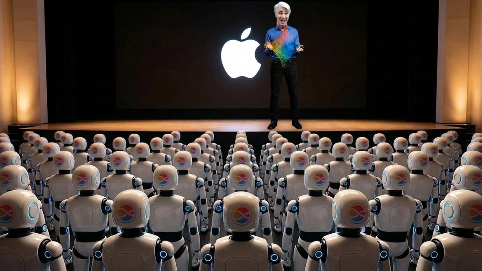 With Google Deal, Apple’s Craig Federighi Plots a Cautious Course in AI