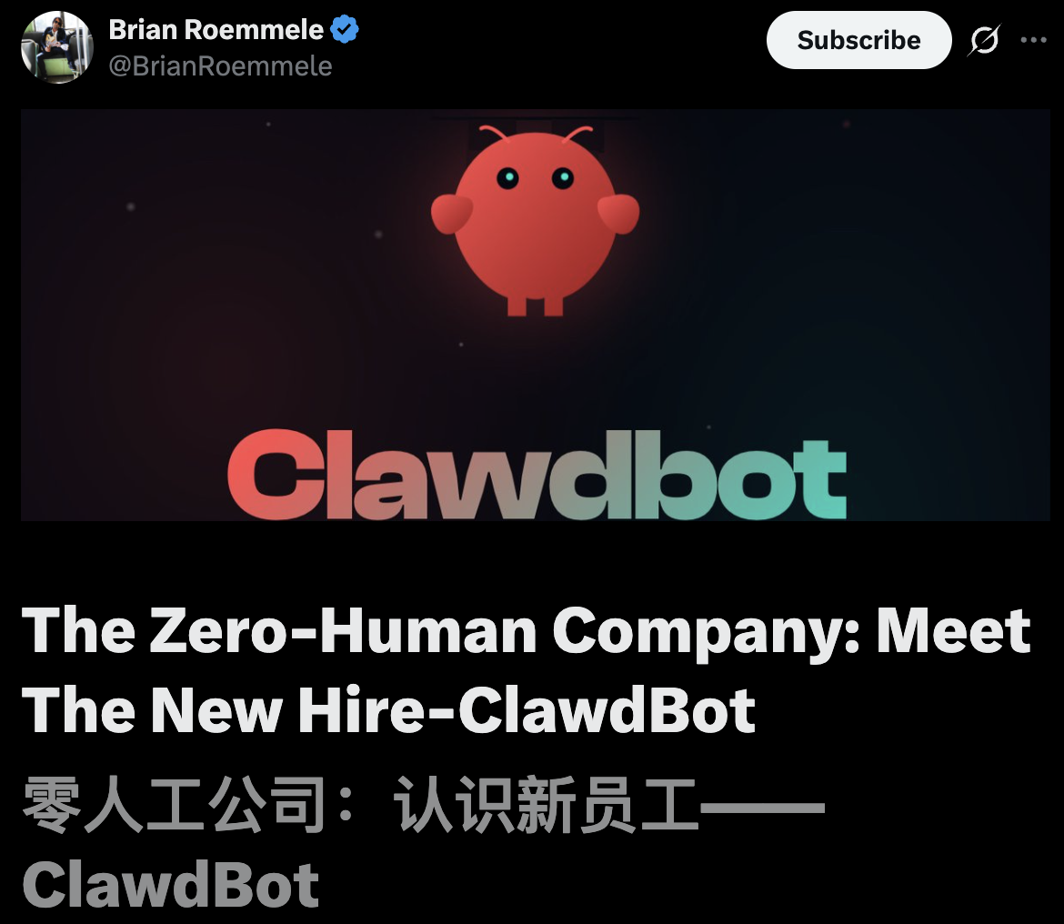 图片[28]-Clawdbot一夜爆红，首个0员工公司诞生！7×24h永不下班-AI Express News