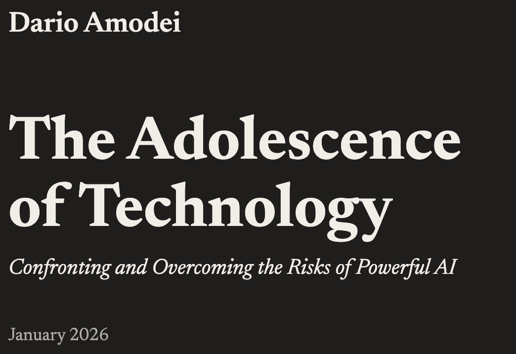 图片[3]-Anthropic CEO两万字长文：2027，人类命运的十字路口-AI Express News