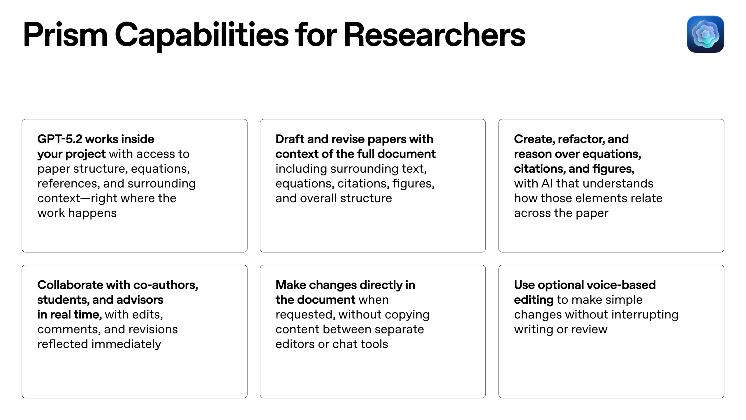 图片[3]-OpenAI凌晨放大招，免费Prism颠覆科研！从摘要到致谢，GPT-5.2包圆-AI Express News