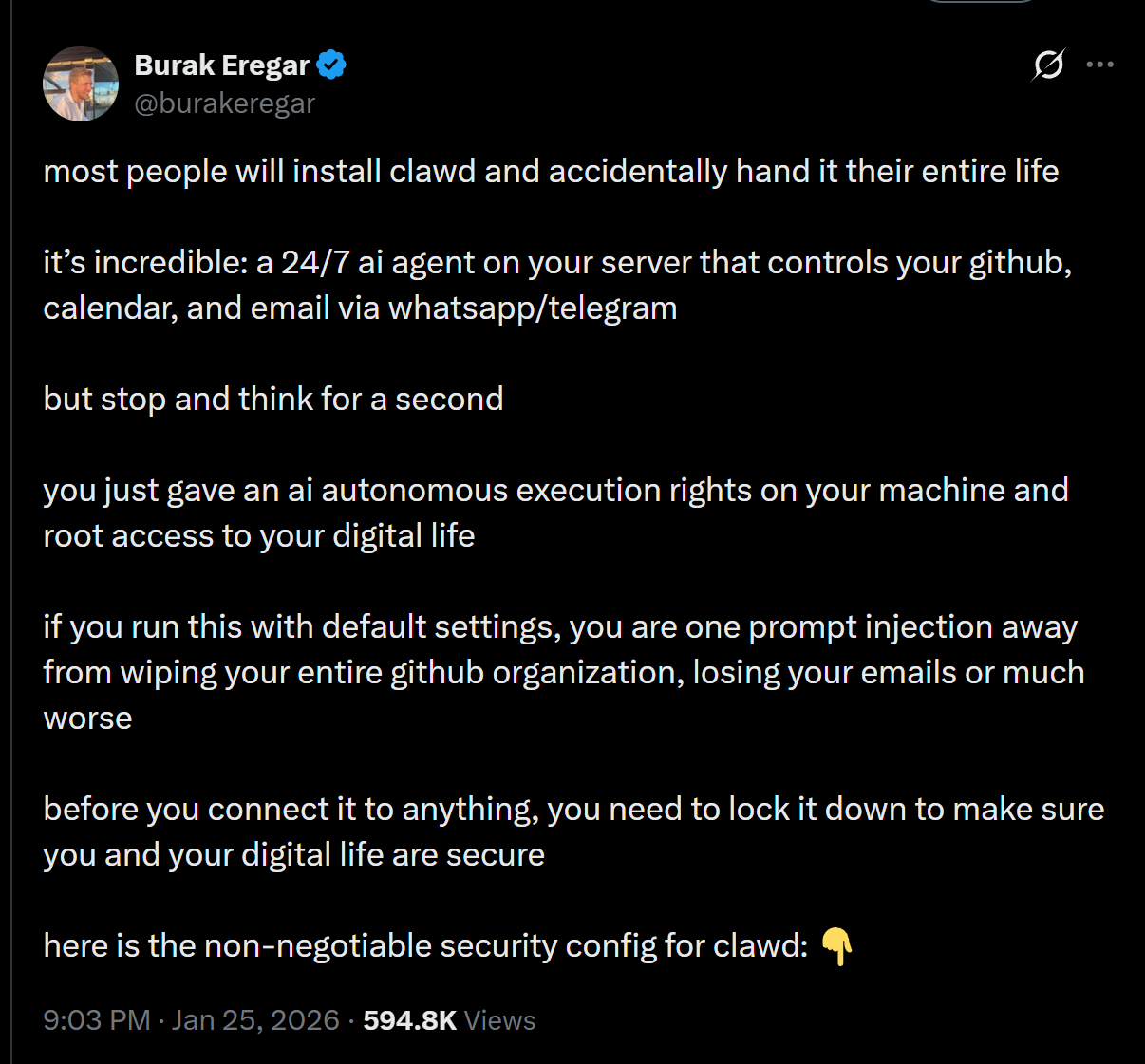 图片[6]-ClawdBot，正在引爆全球灾难！各大CEO预警：不要安装，不要安装-AI Express News