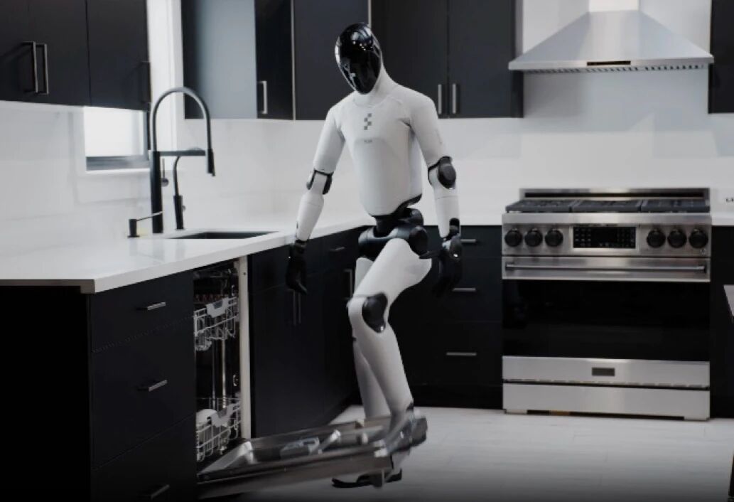 图片[1]-估值 390 亿美金，全球最贵的人形机器人公司在研究用脚关洗碗机-AI Express News