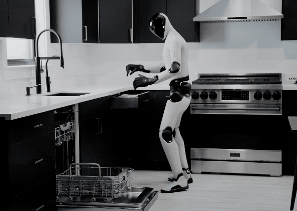 图片[5]-估值 390 亿美金，全球最贵的人形机器人公司在研究用脚关洗碗机-AI Express News