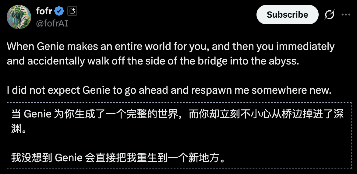 图片[21]-刚刚，谷歌版「世界模型」震撼公测！网友实测炸翻天：游戏末日来了？-AI Express News