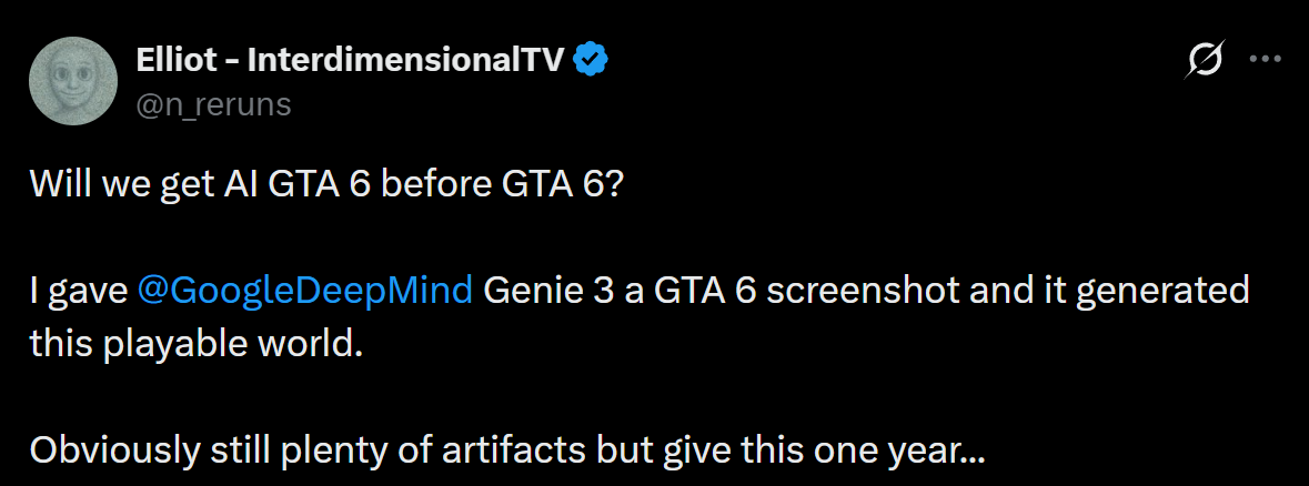 图片[28]-刚刚，谷歌版「世界模型」震撼公测！网友实测炸翻天：游戏末日来了？-AI Express News