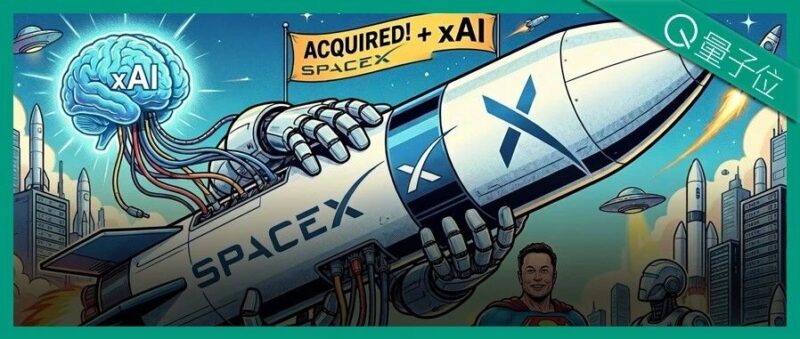 马斯克宣布SpaceX合并xAI！1.25万亿美元火箭AI巨兽诞生-AI Express News