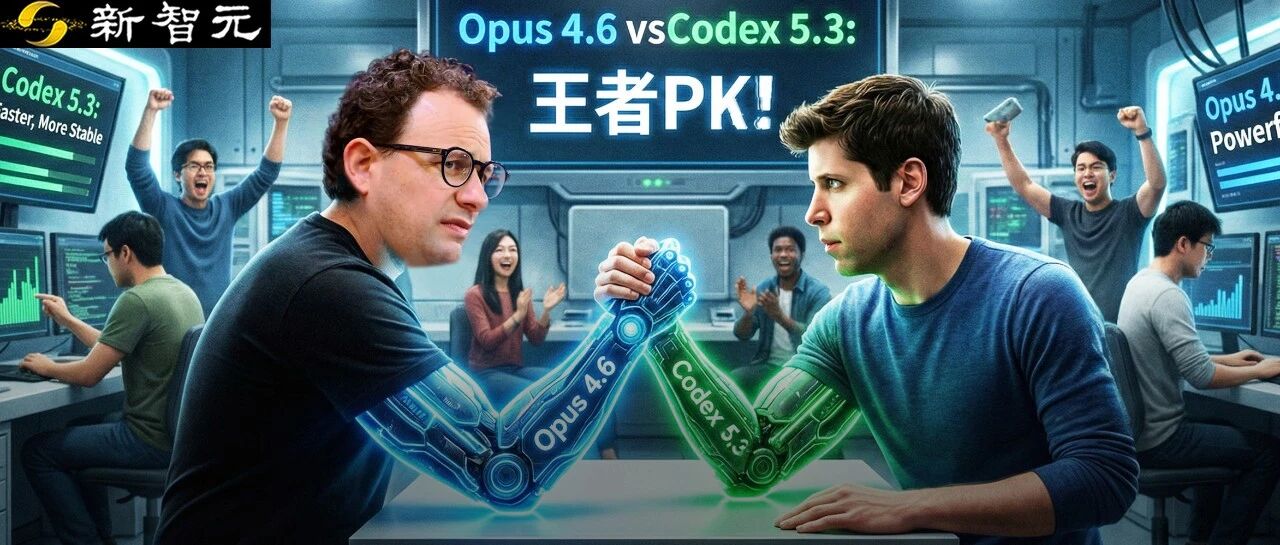 图片[1]-地表最强编程王者PK！Opus 4.6双榜单封神， Codex 5.3速度满分-AI Express News
