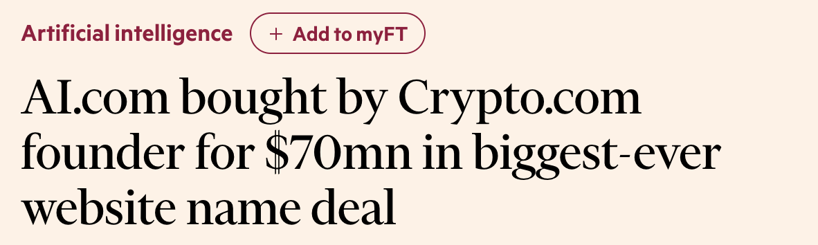 图片[4]-5亿买一个域名，这个币圈狠人，想让你60秒拥有自己的AI贾维斯-AI Express News