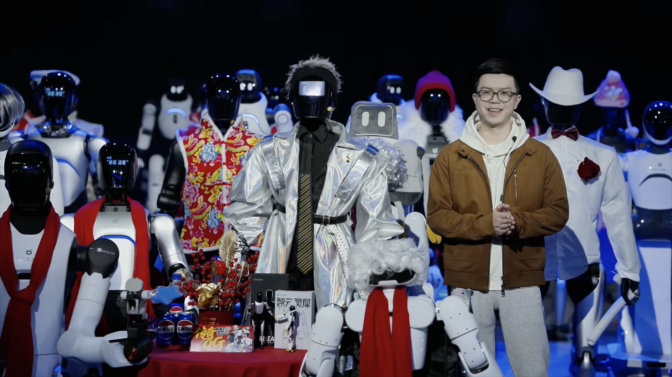 图片[14]-刚刚，全球首届机器人「春晚」炸场！稚晖君带队，节目效果拉满，连观众都是机器人-AI Express News