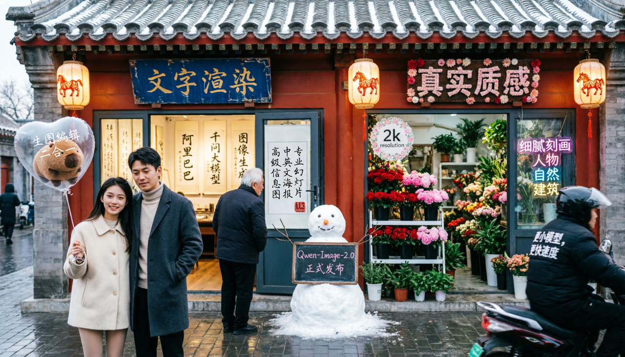 图片[29]-Qwen-Image-2.0: 字字清晰，张张细腻-AI Express News