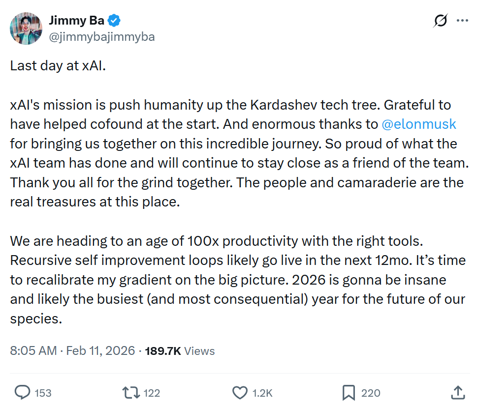 图片[2]-马斯克xAI再失联合创始人，12人创始团队已有6人离场-AI Express News