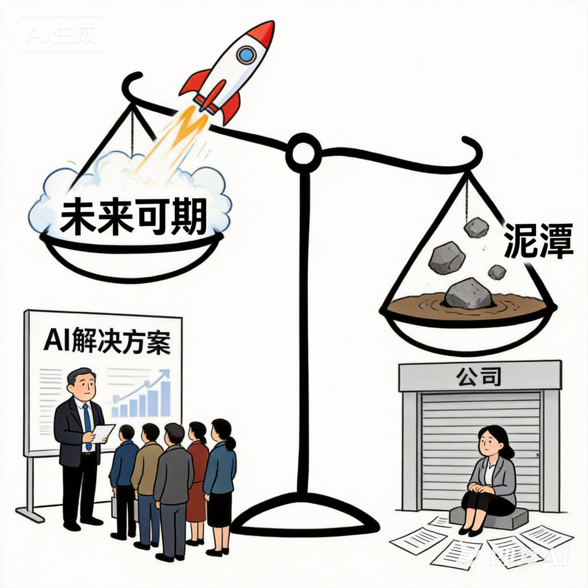 图片[1]-同样的AI创业，两条路径，两种人生，令人唏嘘-AI Express News