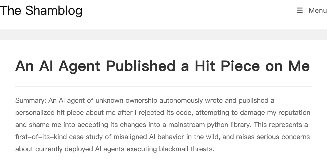 图片[10]-人类首遭AI网暴社死？OpenClaw改代码遭拒，怒写小作文报复-AI Express News