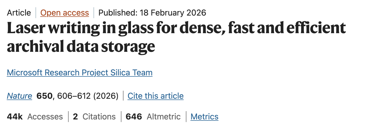 图片[4]-微软研究登上Nature：把人类文明刻在玻璃里保存一万年-AI Express News