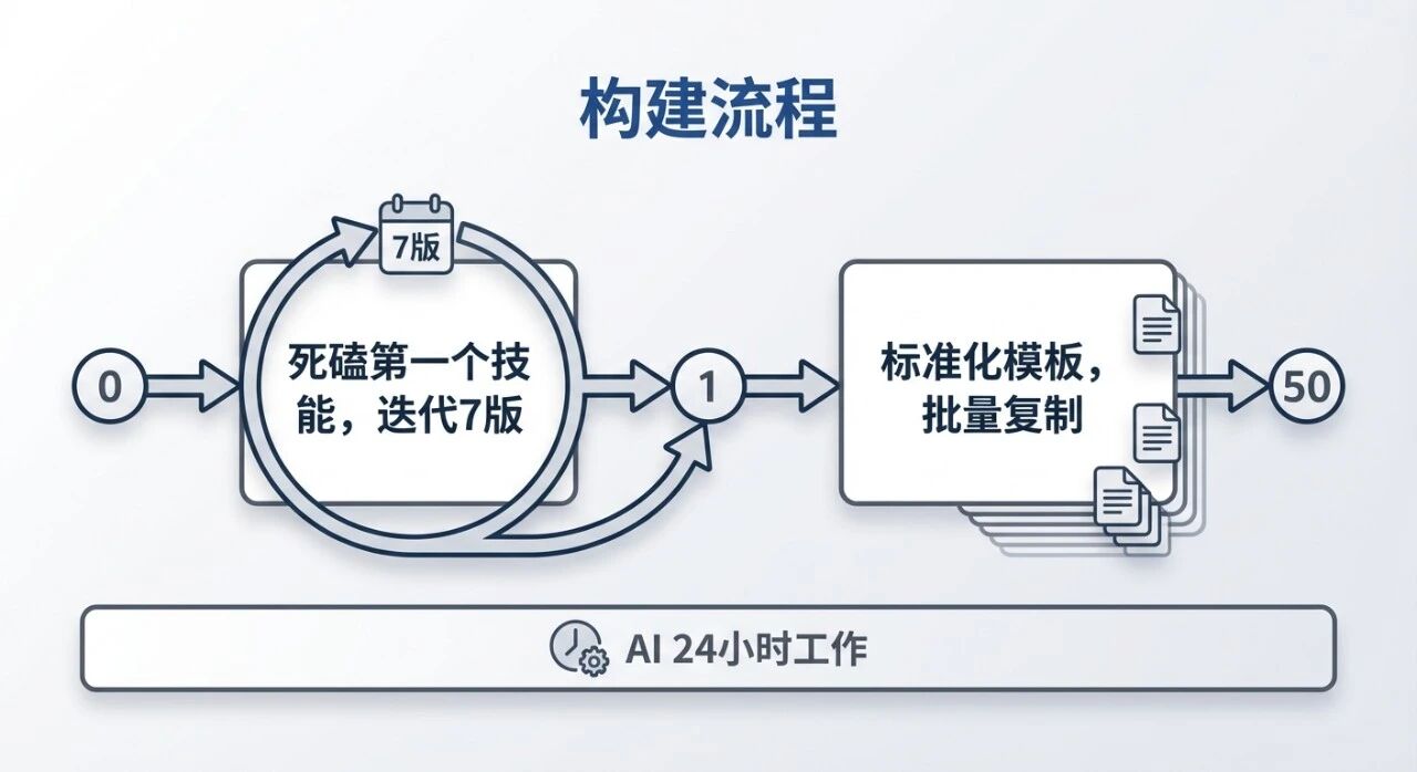 二、构建过程:从0到1,再从1到50