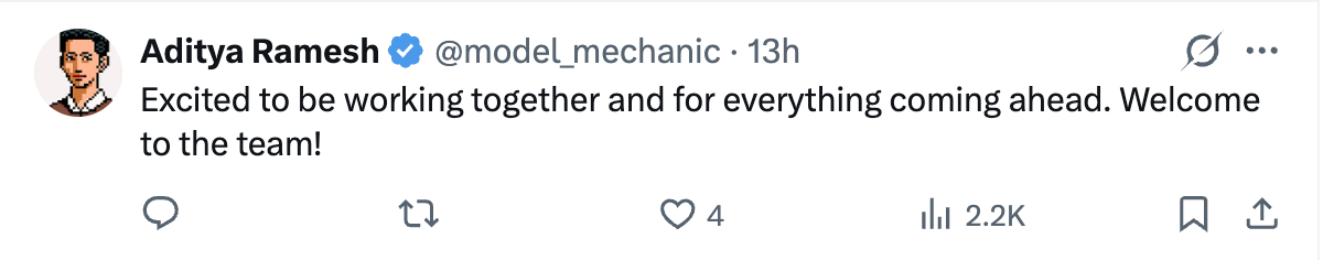 图片[2]-清华数学系大神跳槽OpenAI！曾主导SAM与Llama开发，Sora负责人：欢迎加入-AI Express News