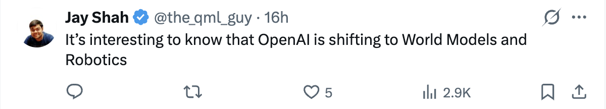 图片[3]-清华数学系大神跳槽OpenAI！曾主导SAM与Llama开发，Sora负责人：欢迎加入-AI Express News