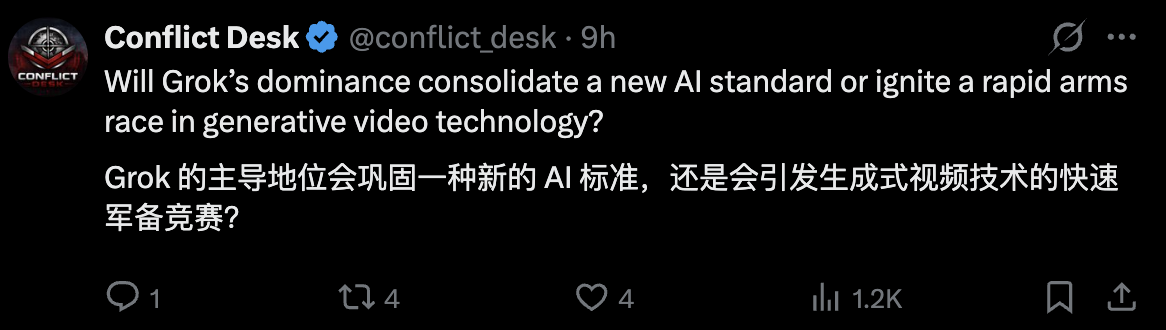 图片[4]-46.5万次盲测封王！Grok视频模型屠榜Arena，谷歌最强对手来了-AI Express News