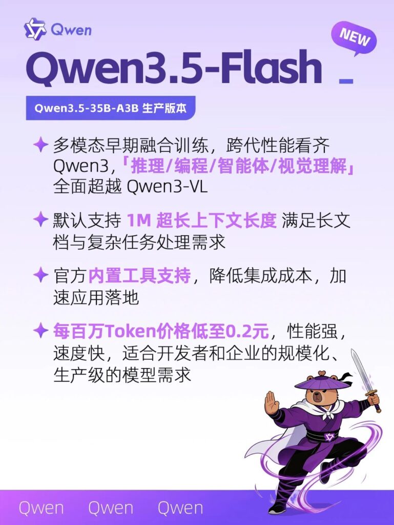 图片[3]-Qwen3.5-Flash来袭！三款中等规模模型开源-AI Express News