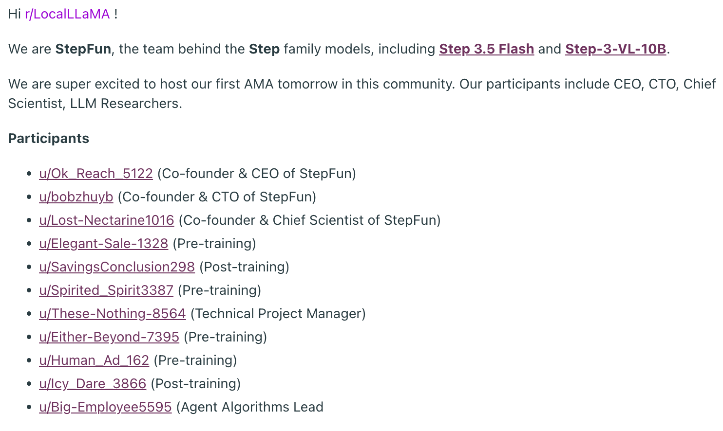 图片[1]-阶跃星辰核心团队做客Reddit r/LocalLLaMA：Step 3.5 Flash 的工程取舍与下一步-AI Express News