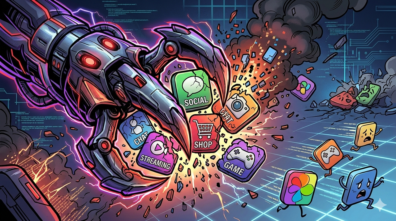 图片[1]-App 开始消失，我们正在进入一个「不会用软件」的时代-AI Express News