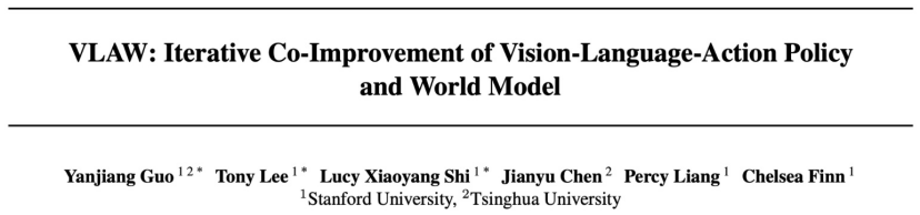 图片[3]-再携手！清华陈建宇×斯坦福Chelsea团队发布VLAW，世界模型×VLA协同进化-AI Express News