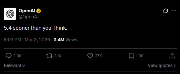 图片[2]-刚刚，GPT-5.4核心内幕炸裂剧透！或拥有永久记忆，极限推理狂飙-AI Express News