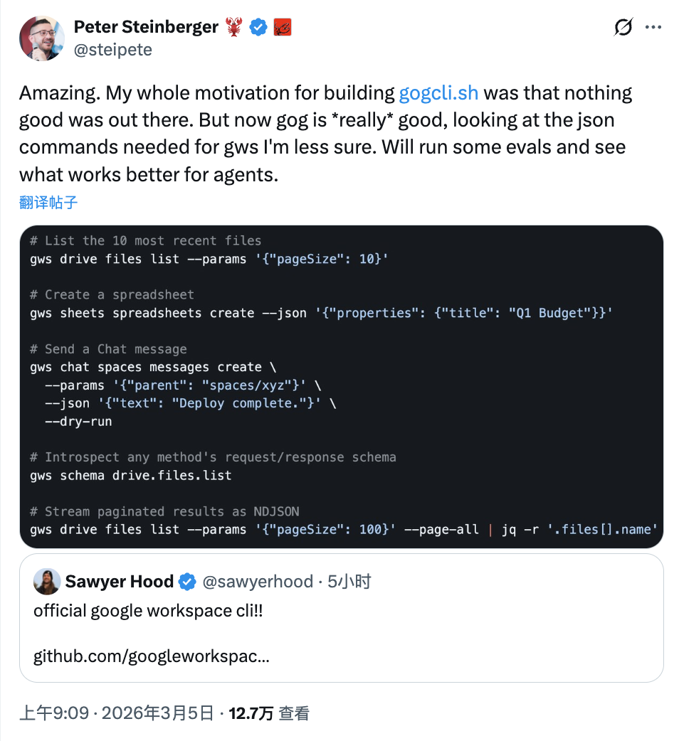 图片[6]-谷歌发布官方 CLI，可操作所有谷歌文档-AI Express News