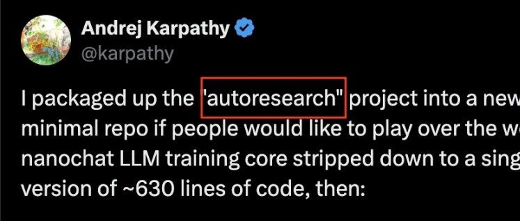 Karpathy深夜炸场：开源630行代码“AI研究员”，5分钟完成一次训练，单卡就能跑，自我进化-AI Express News