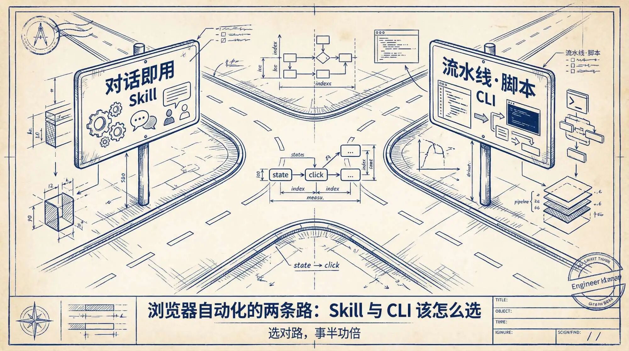 浏览器自动化的两条路：Skill 与 CLI 该怎么选