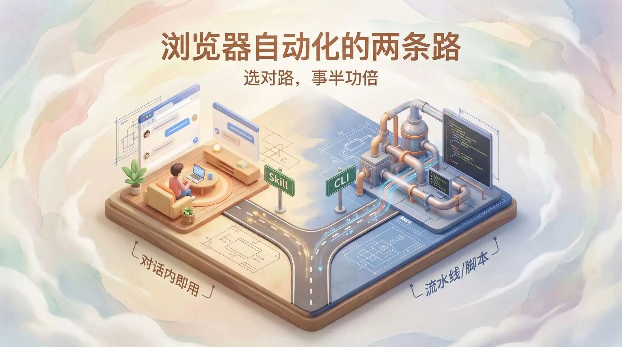 两条路决策：Skill 与 CLI 分叉路口