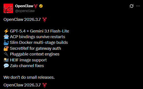 图片[4]-太疯狂了！“龙虾”红透A股，OpenClaw连更两日，32款养虾大模型集结，创始人在线打假-AI Express News