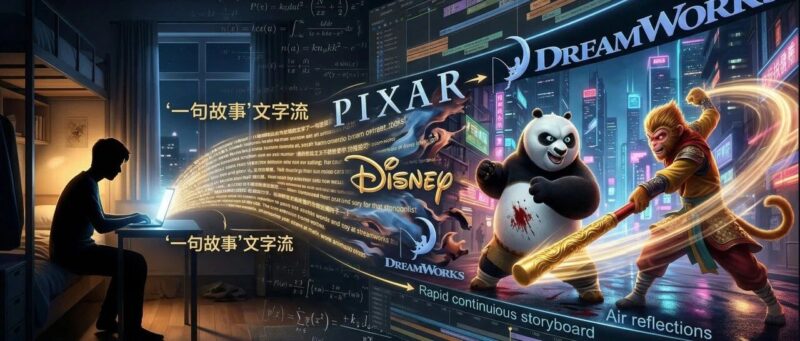 一句话变好莱坞大片！这个叫'饺子'的AI，凭什么让皮克斯、迪士尼、梦工厂都坐不住了？-AI Express News