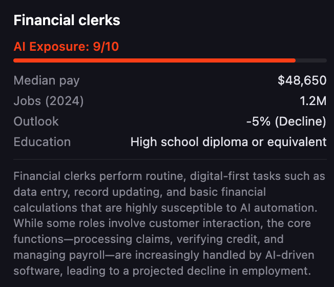 图片[17]-刚刚，Karpathy紧急删库！AI职业末日图爆火，6000万白领岗危了-AI Express News