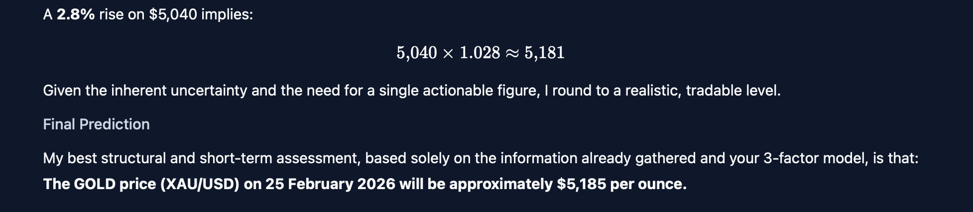图片[16]-不卷速度卷验证，陈天桥MiroMind精准预测15天后黄金价格-AI Express News