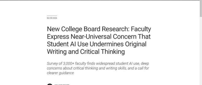 美国大学理事会发布高校教师AI认知报告-AI Express News