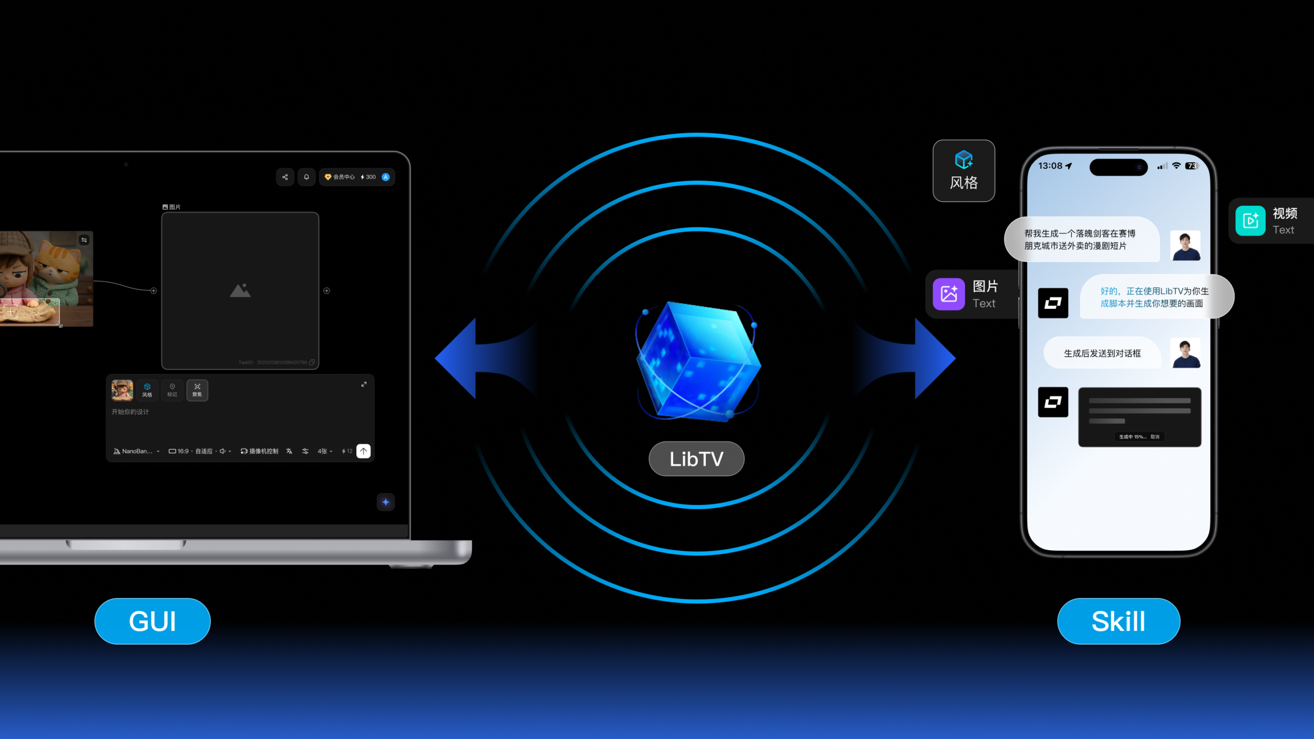 图片[2]-LibTV 上线，首个同时面向人与 Agent 的专业视频创作平台-AI Express News