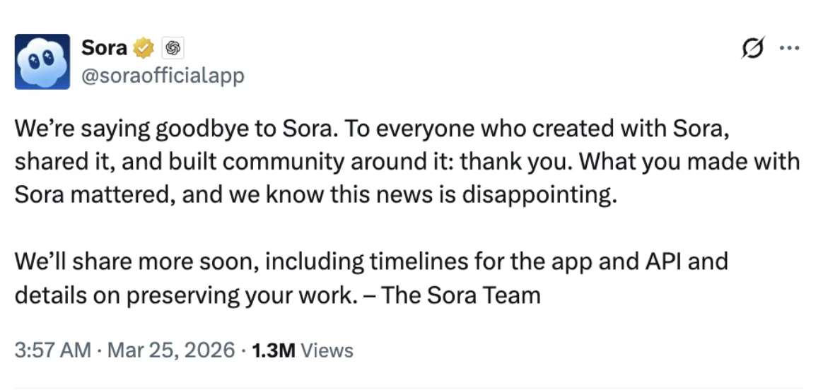 图片[1]-停掉Sora，OpenAI的创业公司底色-AI Express News