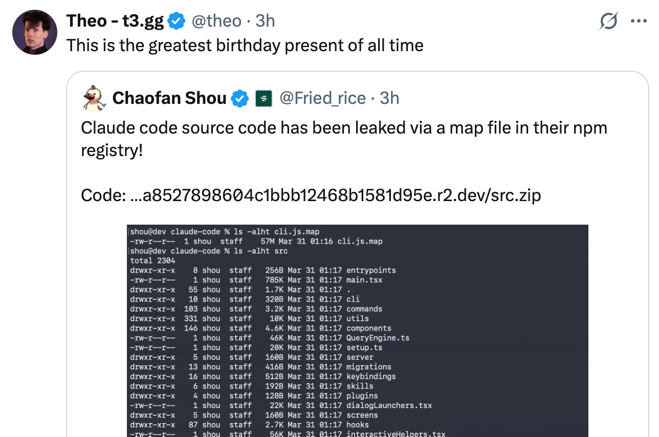 图片[8]-全网疯传fork！刚刚，Claude Code源代码泄露被开源了-AI Express News