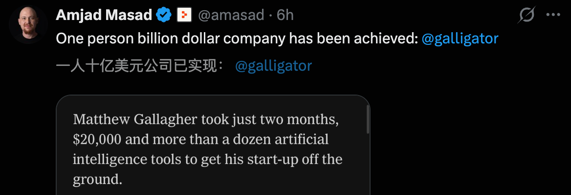 图片[6]-一人干翻2000人大厂！41岁程序员靠AI年入4亿美元，奥特曼：我想见他-AI Express News