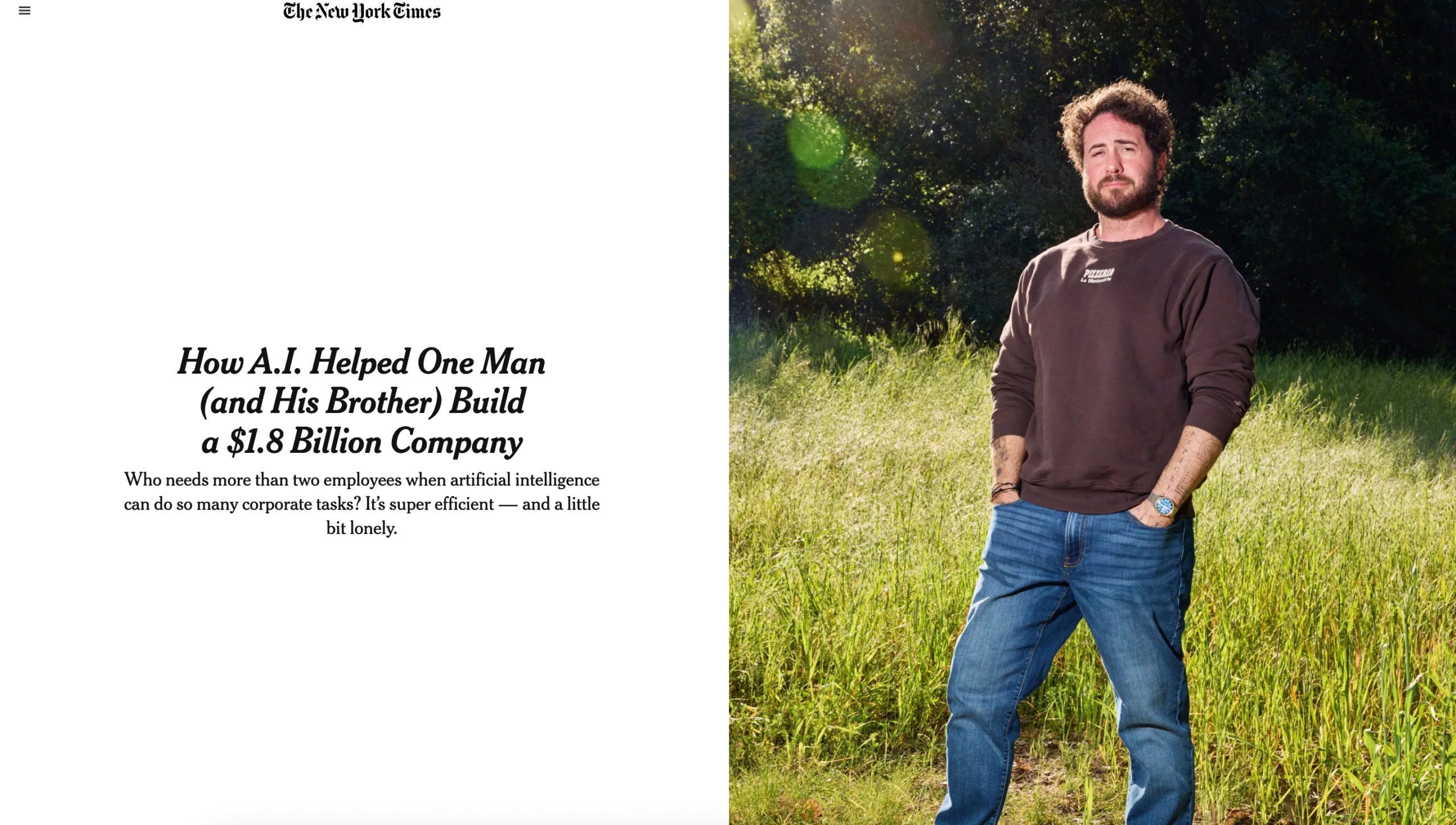 图片[11]-一人干翻2000人大厂！41岁程序员靠AI年入4亿美元，奥特曼：我想见他-AI Express News