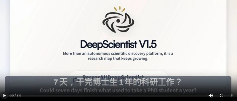 AI 7天干完博士生一年的活！西湖大学开源：自动化科研神器DeepScientist！-AI Express News