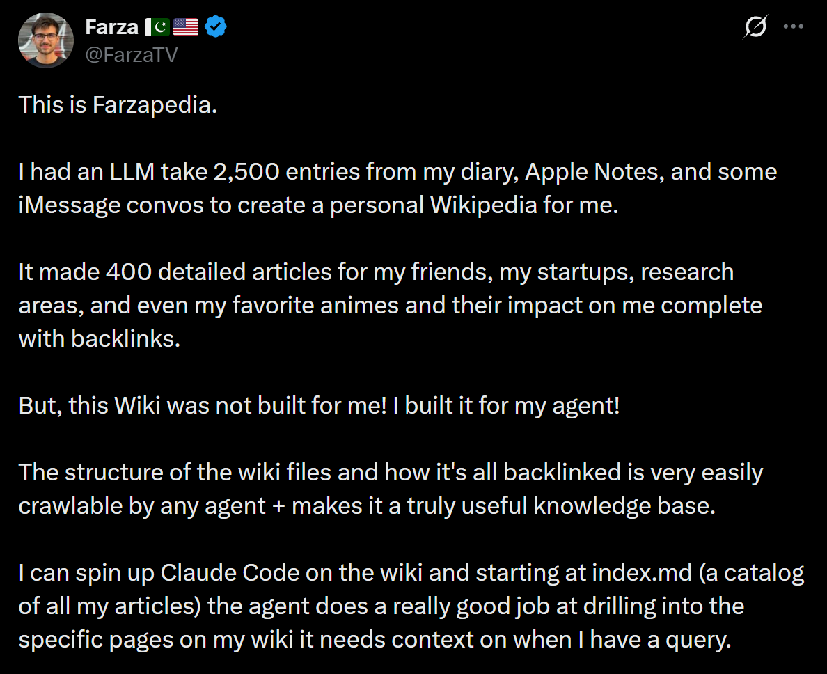 图片[10]-卡帕西引爆硅谷！公开「第二大脑」黑科技，1250万人围观-AI Express News