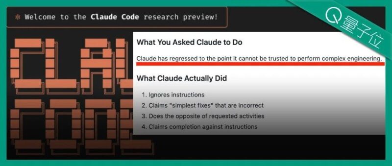 “Claude Code更新废了”!热议Issue:思考深度下降67%,已无法胜任复杂的工程任务-AI Express News